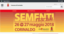 Desktop Screenshot of corinaldo.it
